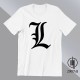 Death Note L design T-shirt Hoodie Sweatshirt - Anime | متجر زرياب