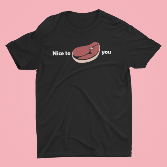 nice to meat you تيشيرت هودي سويت شيرت - منوع | متجر زرياب