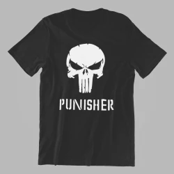 punisher تيشيرت اسود  S